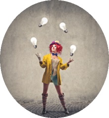 Juggling Light juggler